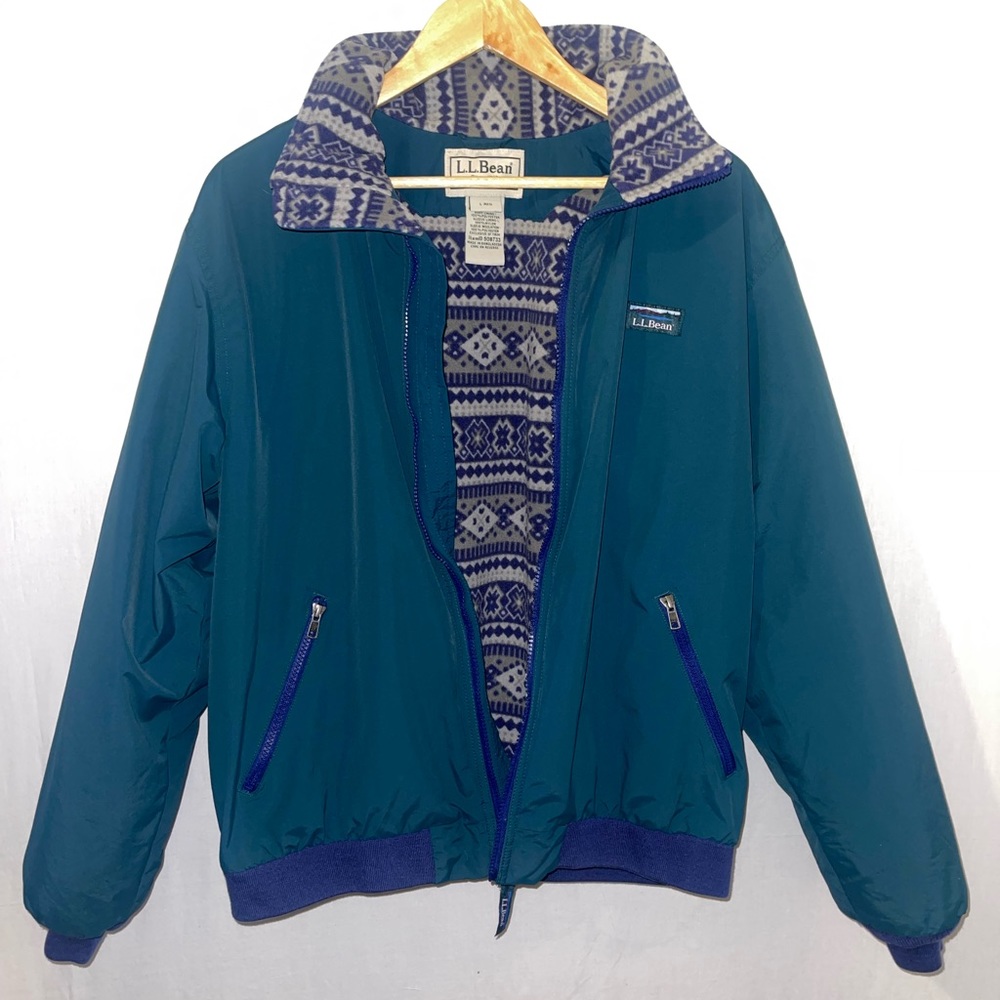 Vintage L.L. Bean Fleece Lined Winter Jacket